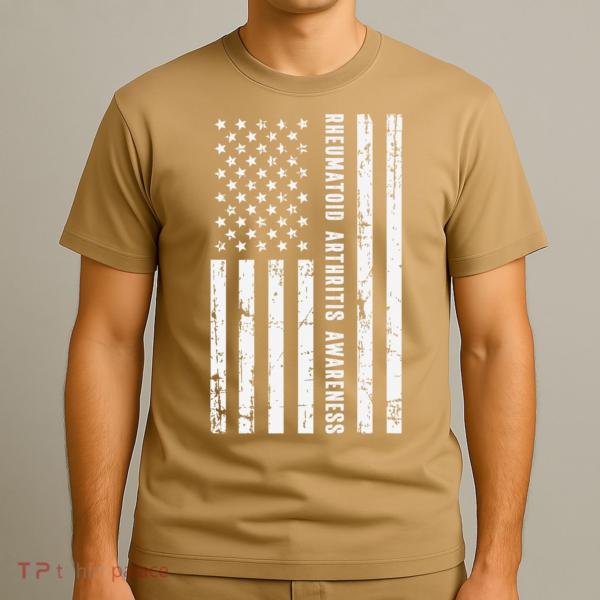 American Flag Rheumatoid Arthritis Awareness Month May T-Shirt