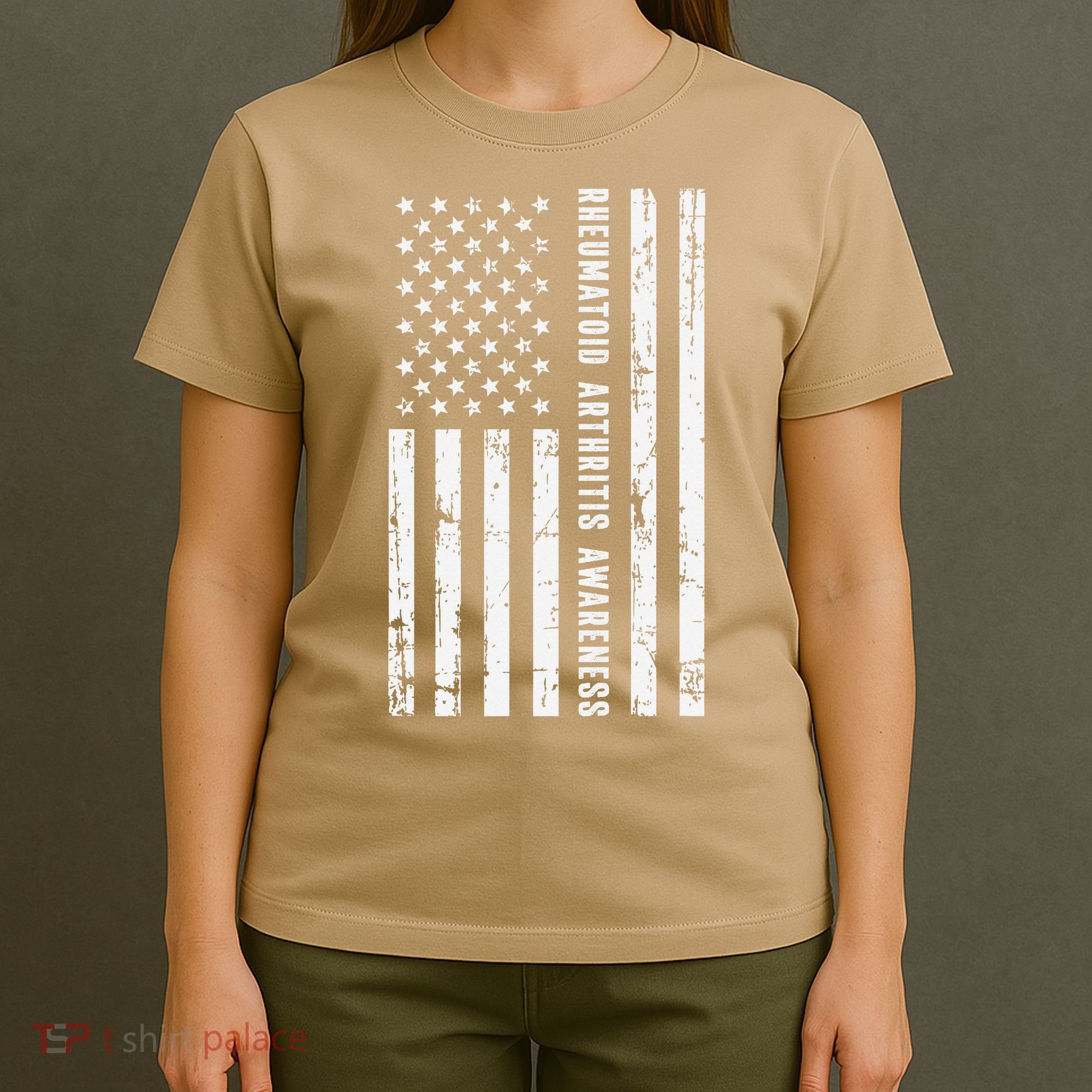 American Flag Rheumatoid Arthritis Awareness Month May T-Shirt