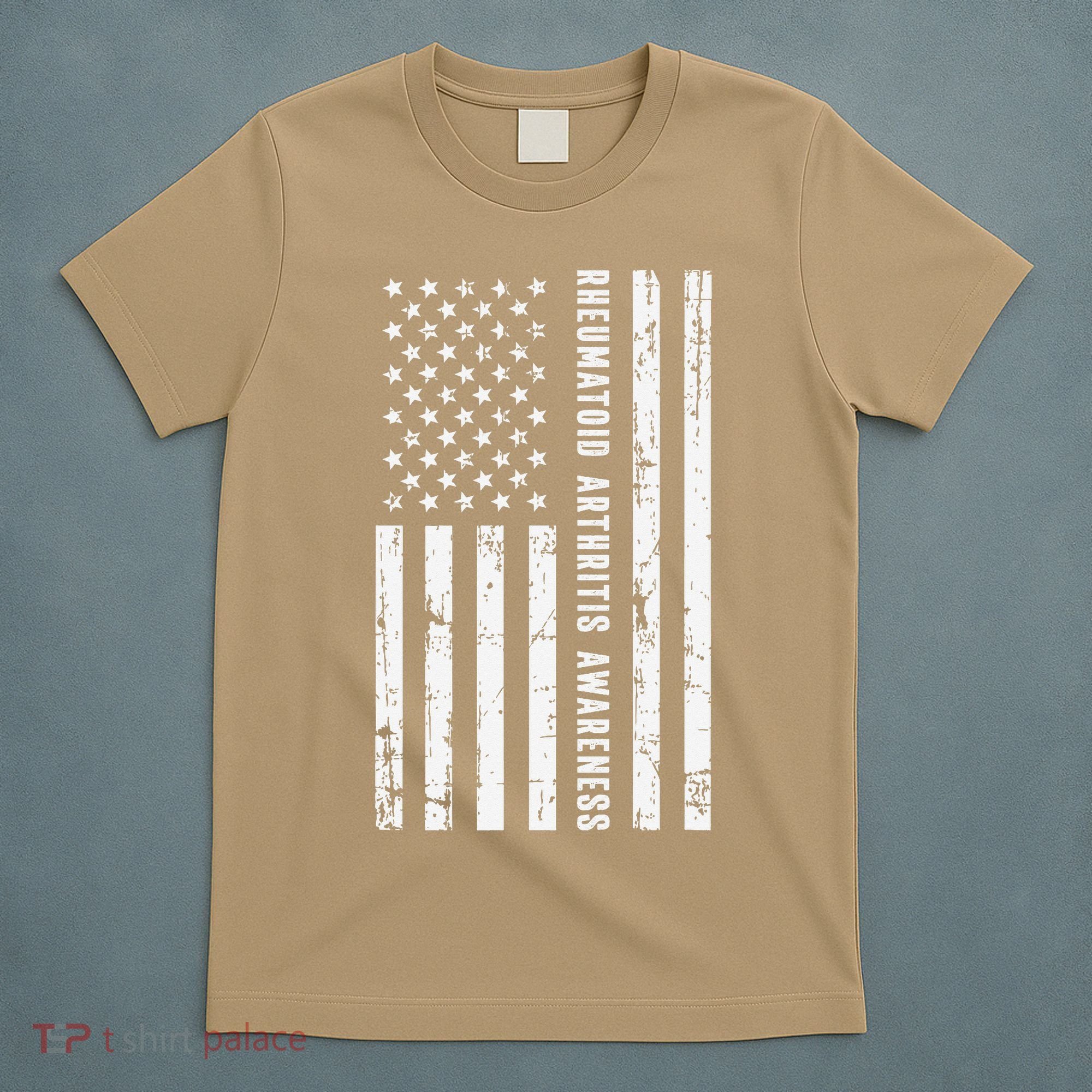 American Flag Rheumatoid Arthritis Awareness Month May T-Shirt
