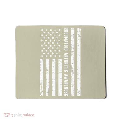 American Flag Rheumatoid Arthritis Awareness Month May Mousepad