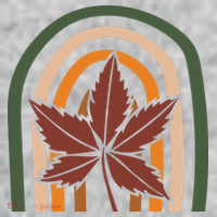 Autumn Fall Retro Rainbow T-Shirt thumb 7