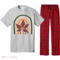 Autumn Fall Retro Rainbow Pajama Set thumb 0