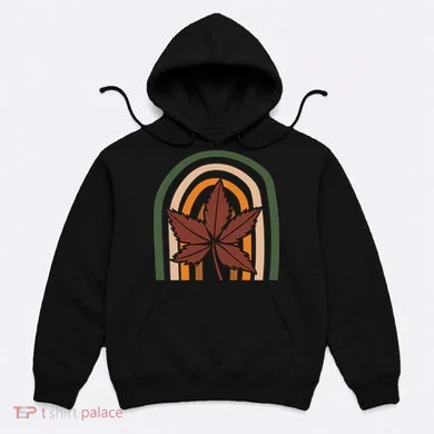Autumn Fall Retro Rainbow Hoodie
