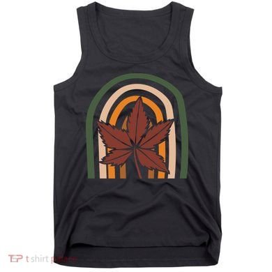 Autumn Fall Retro Rainbow Tank Top