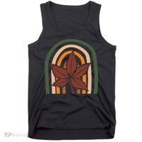 Autumn Fall Retro Rainbow Tank Top thumb 0