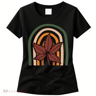 Autumn Fall Retro Rainbow Women's T-Shirt