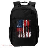 American Flag Rowing Oar Cute Us Row Crew 4th Of July Gift Backpack thumb 0