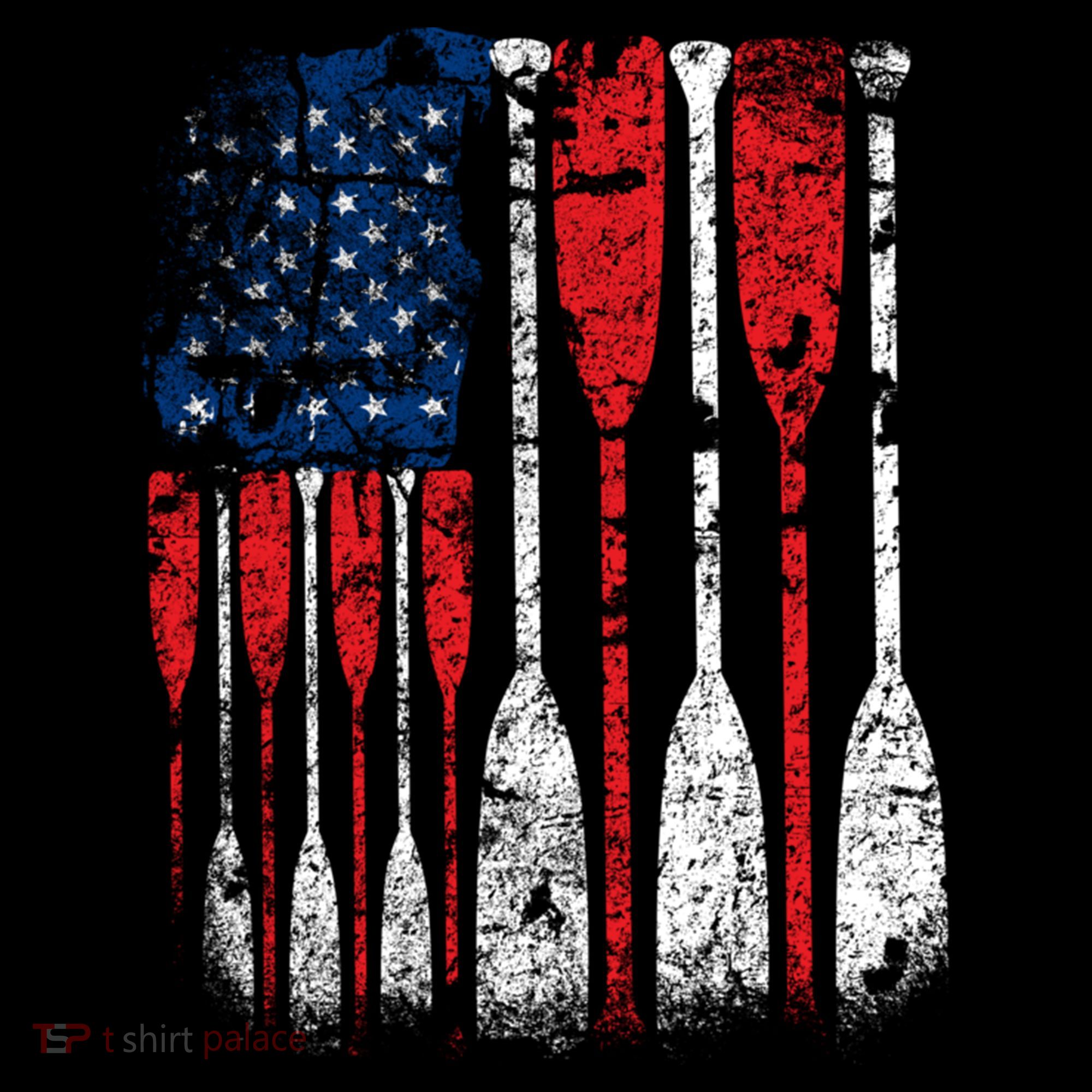 American Flag Rowing Oar Cute Us Row Crew 4th Of July Gift Coffee Mug