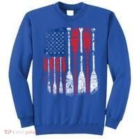 American Flag Rowing Oar Cute Us Row Crew 4th Of July Gift Sweatshirt thumb 0