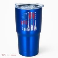American Flag Rowing Oar Cute Us Row Crew 4th Of July Gift Tumbler thumb 0