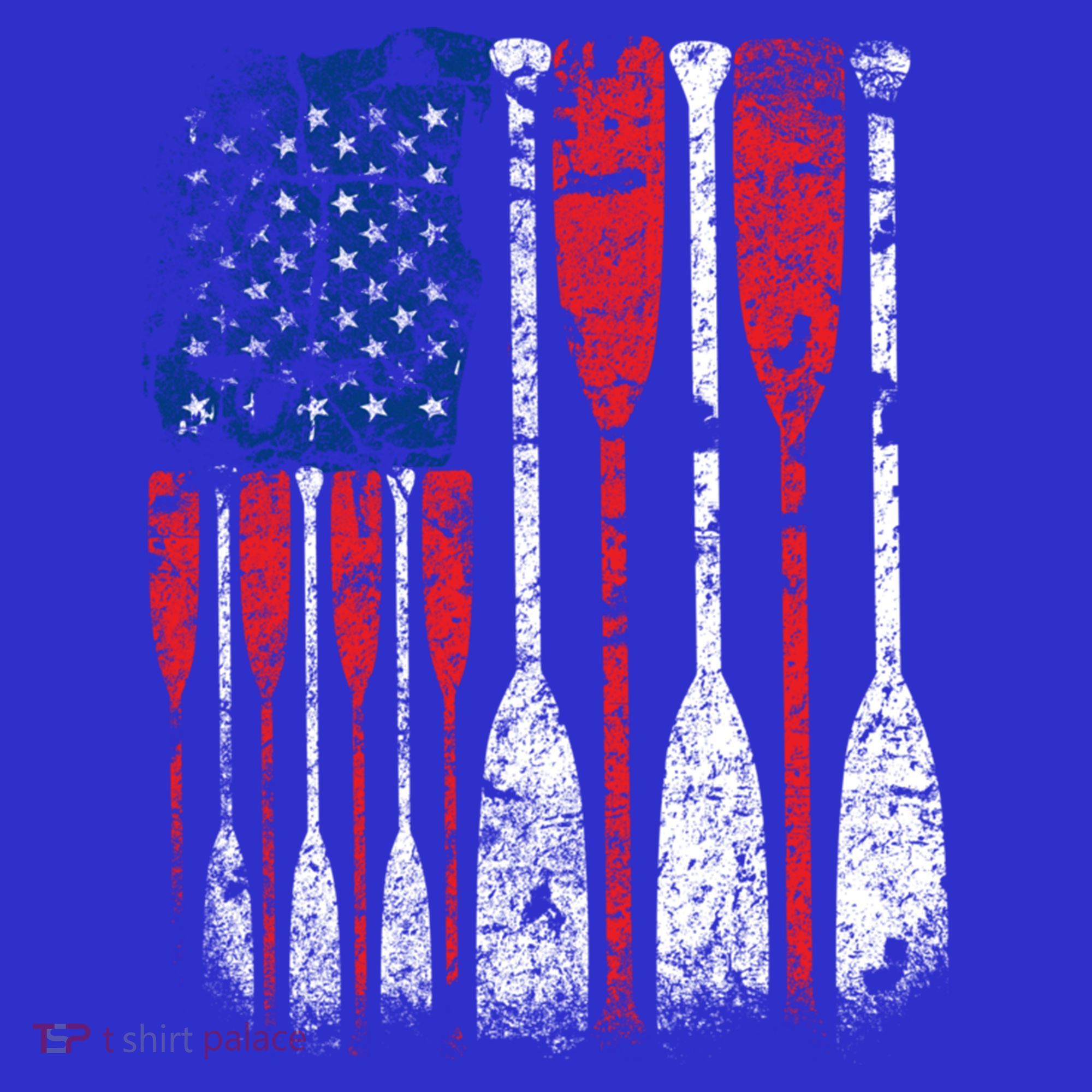 American Flag Rowing Oar Cute Us Row Crew 4th Of July Gift Mousepad