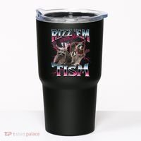 Autism Funny Rizz Em With The Tism Meme Autistic Racoon Tumbler thumb 0