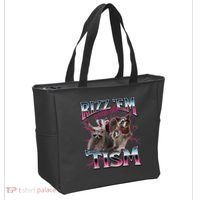 Autism Funny Rizz Em With The Tism Meme Autistic Racoon Tote Bag thumb 2