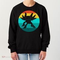 Axolotl Funny Retro Women's Sweatshirt thumb 0