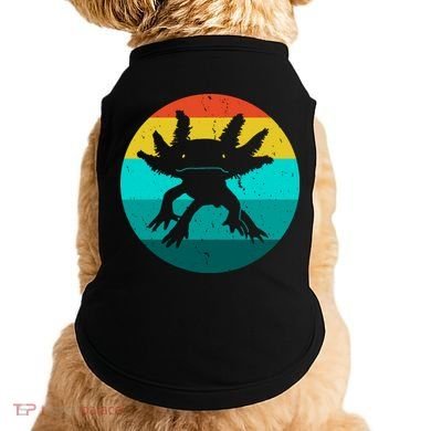 Axolotl Funny Retro Doggie Tank