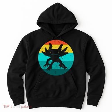 Axolotl Funny Retro Hoodie