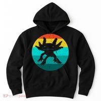 Axolotl Funny Retro Hoodie thumb 0