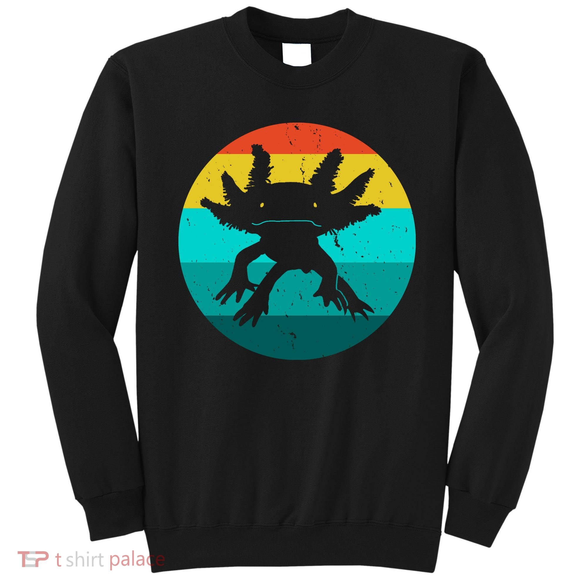 Axolotl Funny Retro Sweatshirt