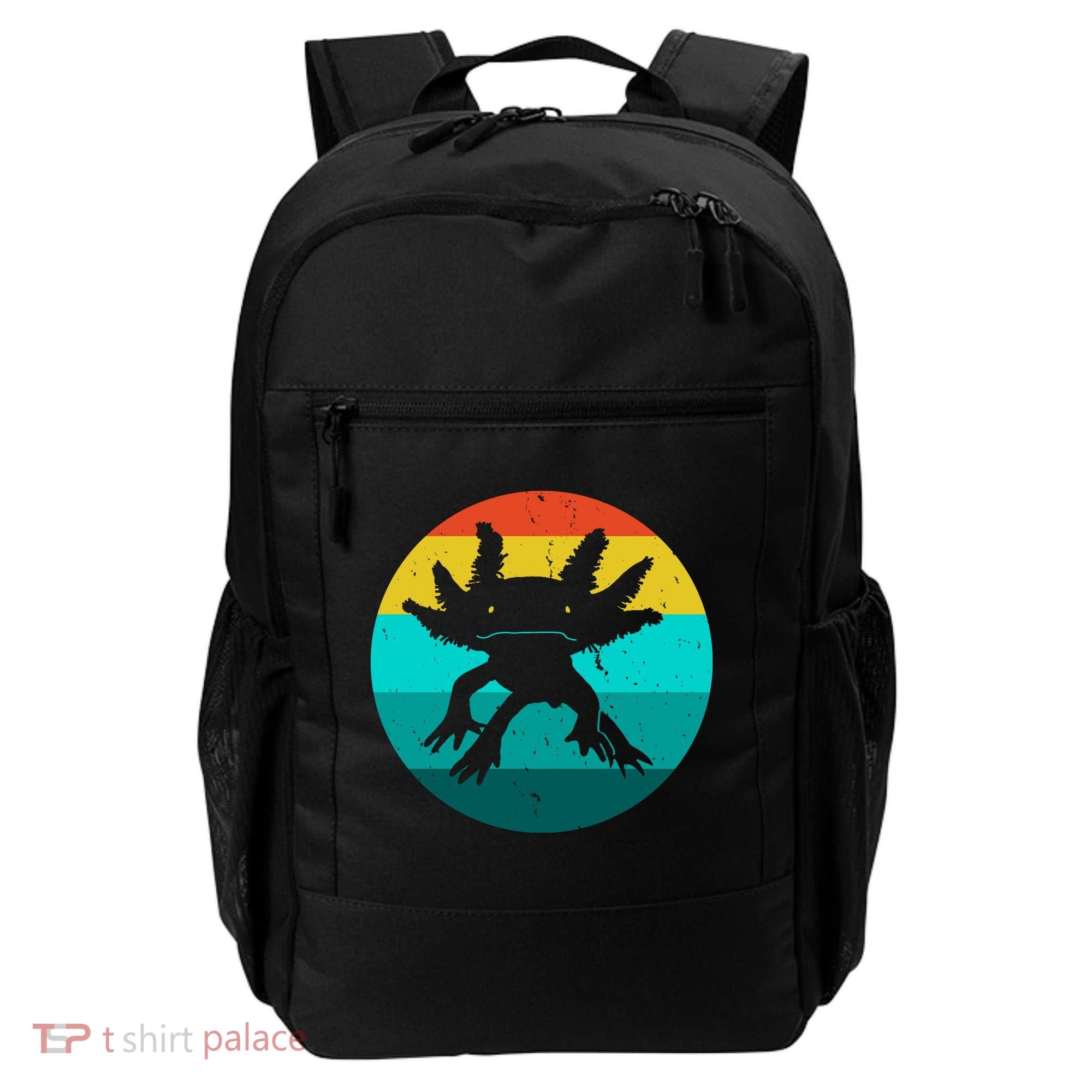 Axolotl Funny Retro Backpack