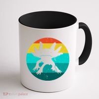 Axolotl Funny Retro Coffee Mug thumb 1