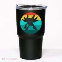 Axolotl Funny Retro Tumbler thumb 0