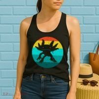 Axolotl Funny Retro Women's Tank Top thumb 2