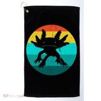 Axolotl Funny Retro Golf Towel thumb 0
