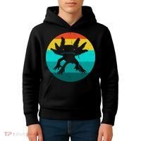 Axolotl Funny Retro Kids Hoodie thumb 4