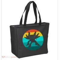Axolotl Funny Retro Tote Bag thumb 2