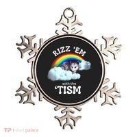 Autism Funny Rizz Em With The Tism Meme Autistic Opossum Ornament thumb 0