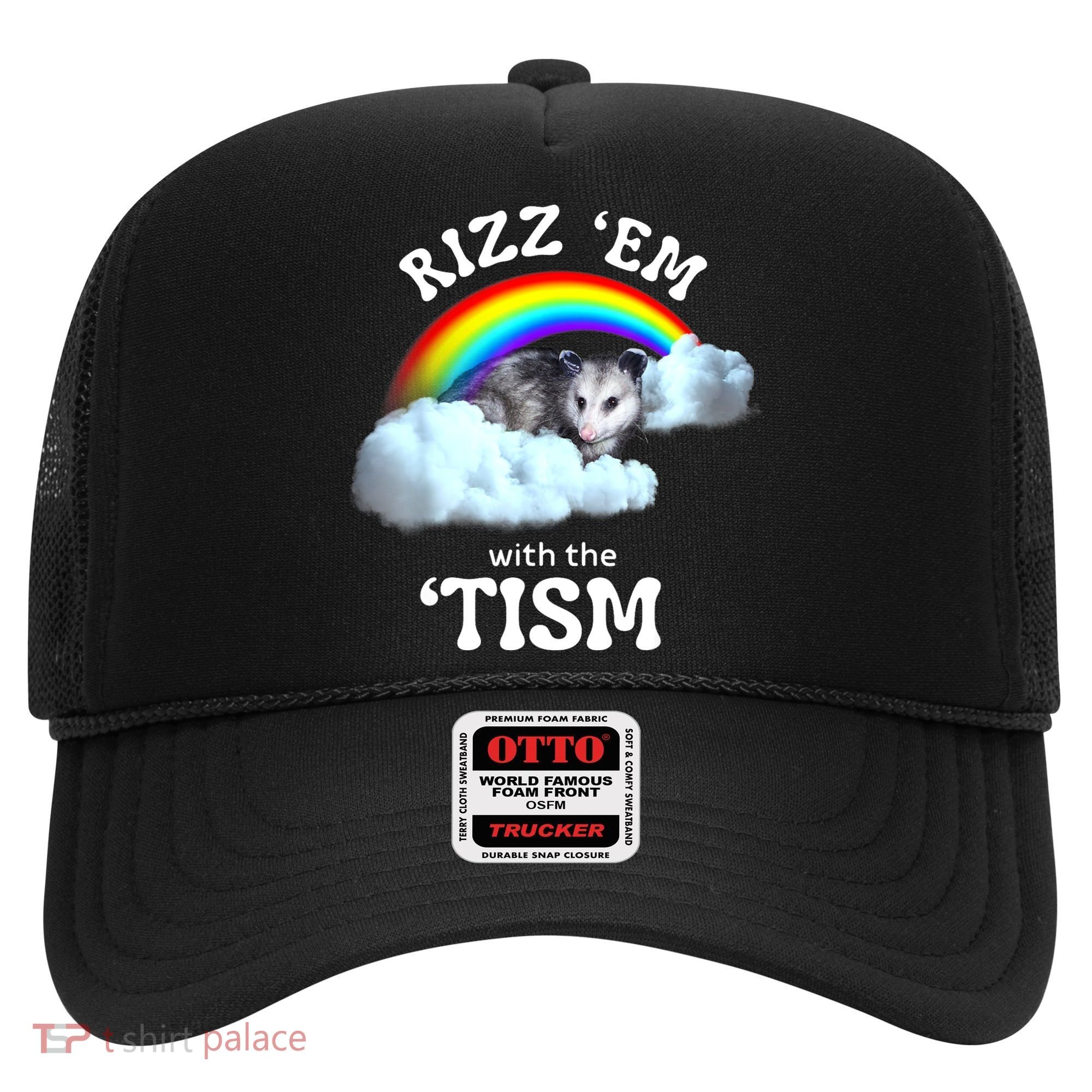 Autism Funny Rizz Em With The Tism Meme Autistic Opossum Hat