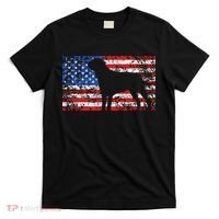 American Flag Rottweiler Dog 4th Of July USA Gift T-Shirt thumb 0