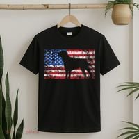American Flag Rottweiler Dog 4th Of July USA Gift T-Shirt thumb 2