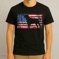 American Flag Rottweiler Dog 4th Of July USA Gift T-Shirt thumb 3