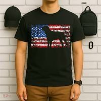 American Flag Rottweiler Dog 4th Of July USA Gift T-Shirt thumb 6