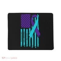 American Flag Ribbon Suicide Awareness Mousepad thumb 0