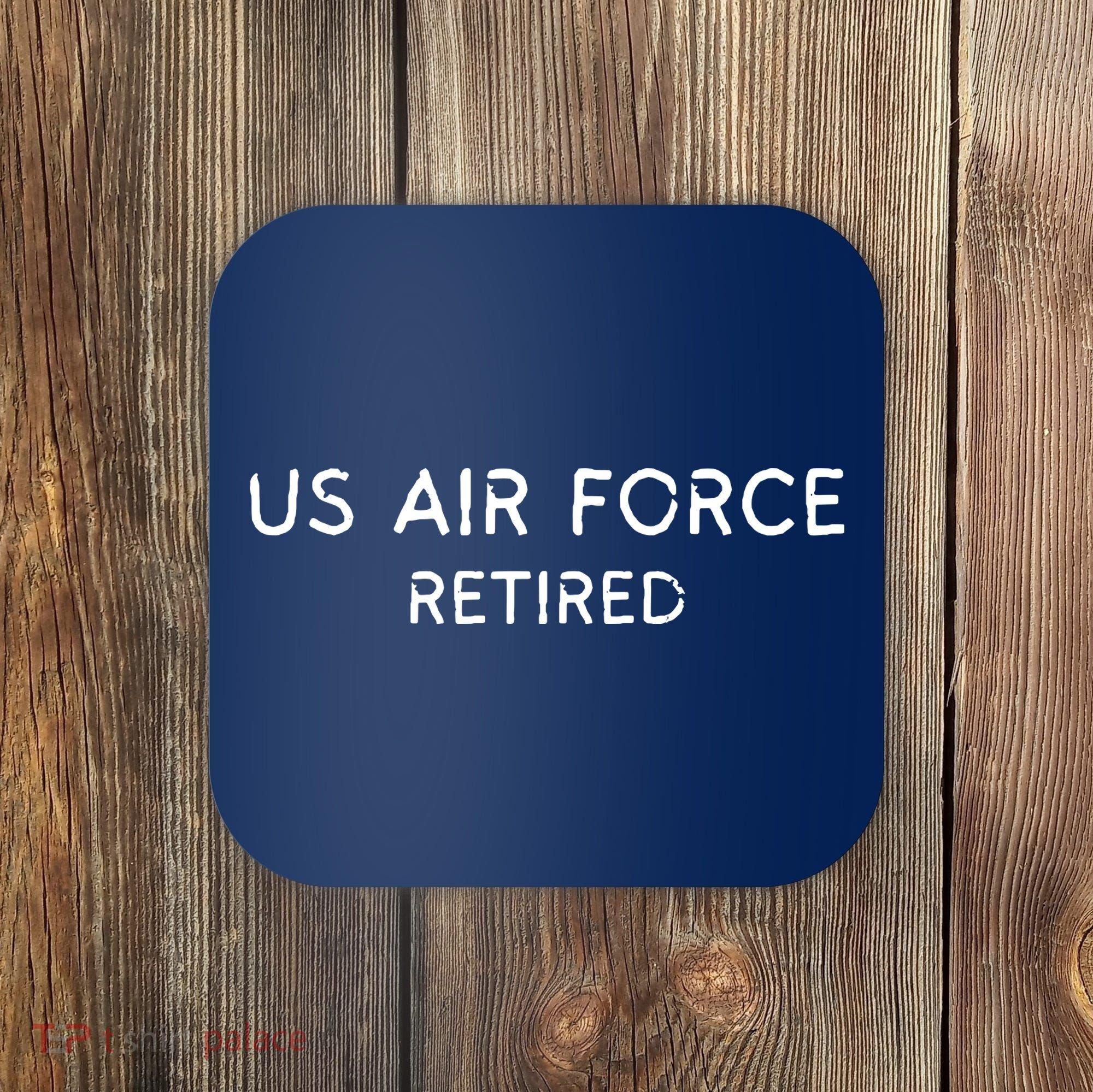 Air Force Retired Retirement Gift Coaster