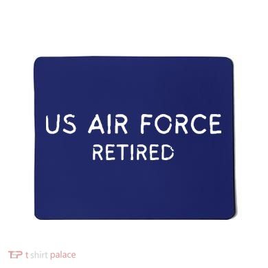 Air Force Retired Retirement Gift Mousepad