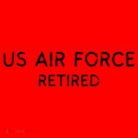 Air Force Retired Retirement Gift Santa Hat thumb 1