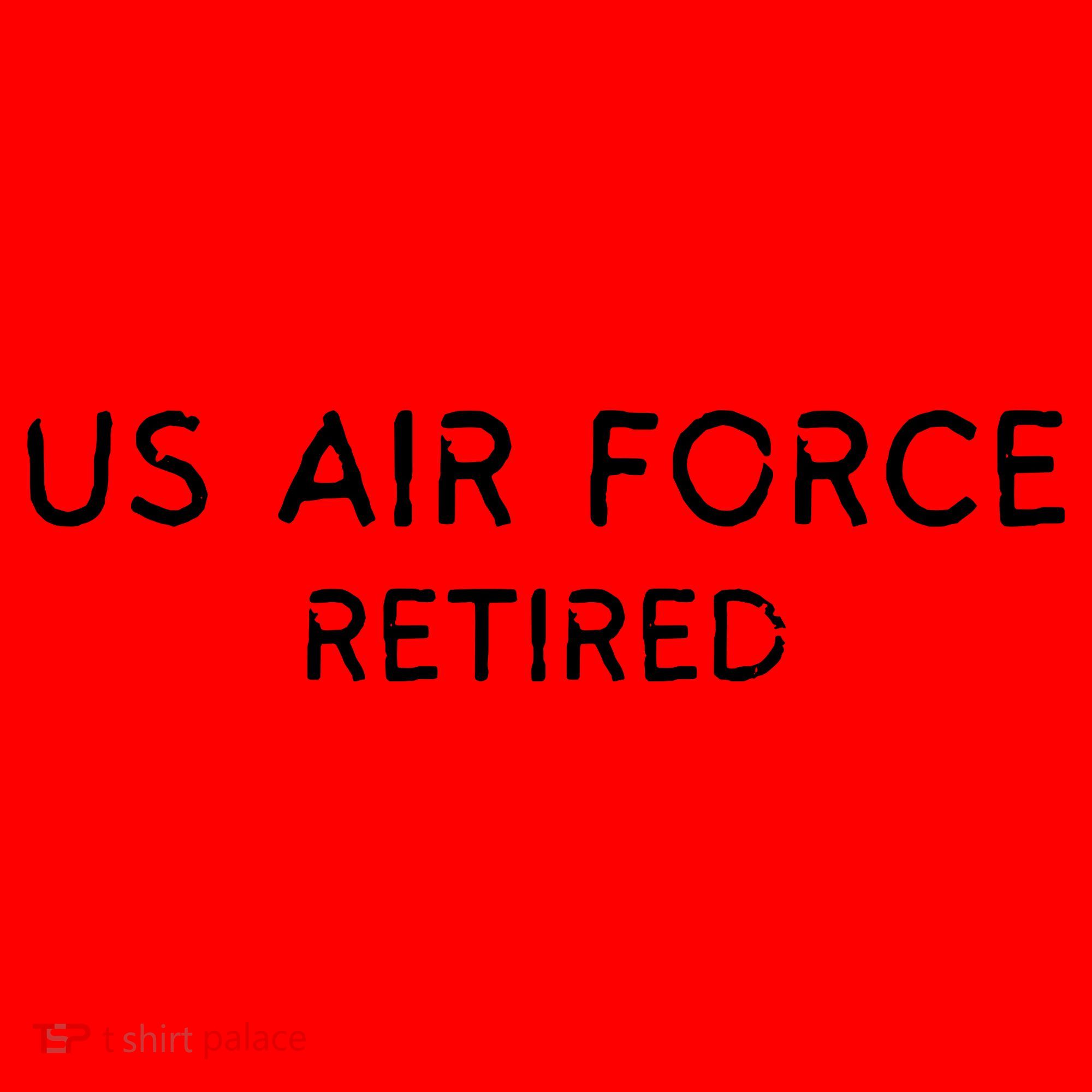 Air Force Retired Retirement Gift Santa Hat