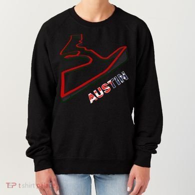 Austin Formula Racing Track Circuit Map For Fans Women's Sweatshirt