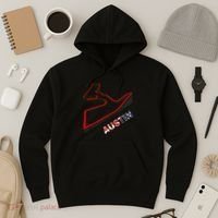 Austin Formula Racing Track Circuit Map For Fans Hoodie thumb 3