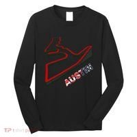 Austin Formula Racing Track Circuit Map For Fans Long Sleeve Shirt thumb 0