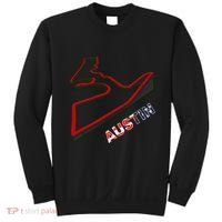 Austin Formula Racing Track Circuit Map For Fans Sweatshirt thumb 0