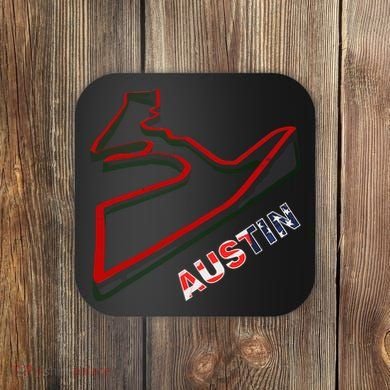 Austin Formula Racing Track Circuit Map For Fans Coaster