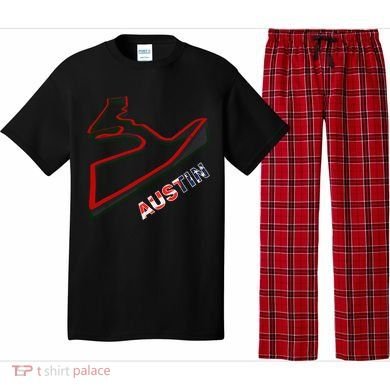 Austin Formula Racing Track Circuit Map For Fans Pajama Set