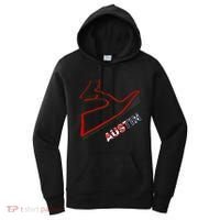 Austin Formula Racing Track Circuit Map For Fans Women's Hoodie thumb 0