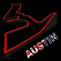 Austin Formula Racing Track Circuit Map For Fans Mousepad thumb 1