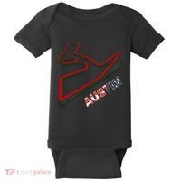 Austin Formula Racing Track Circuit Map For Fans Baby Bodysuit thumb 0