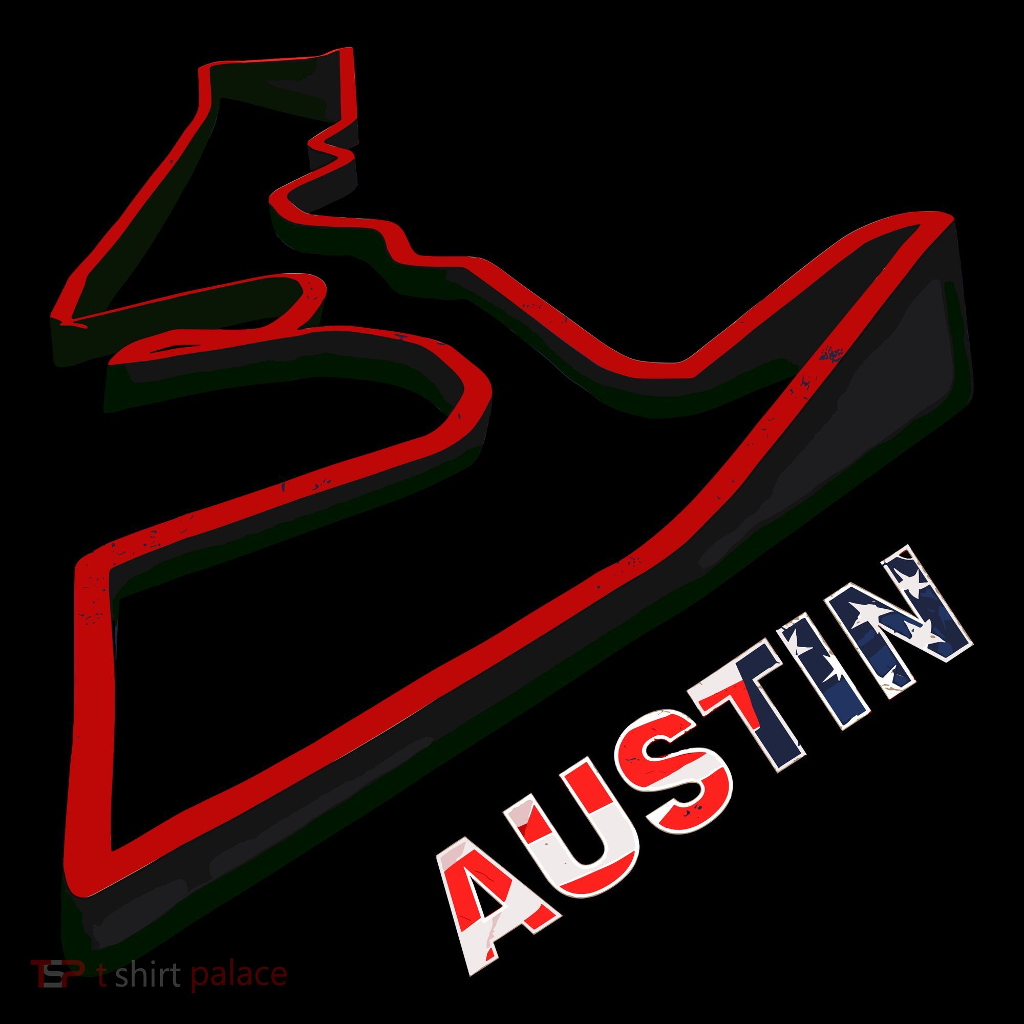 Austin Formula Racing Track Circuit Map For Fans Baby Bodysuit